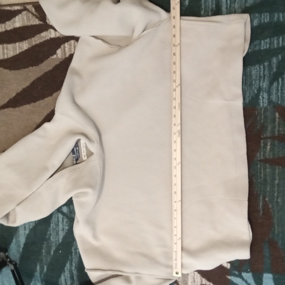 We The Free Peple Cropped Fleece Pullover Hoodie Sweatshirt Boho Oversize L - Picture 8 of 11